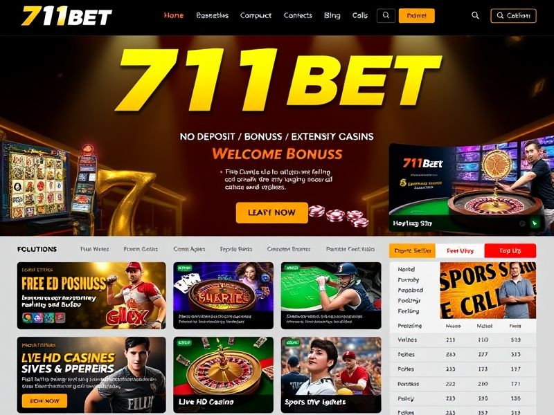 Welcome to the official 711bet website – your ultimate destination for online casino, live sports betting, and thrilling slots. Claim bonuses, explore top games, and elevate your gambling experience at 711bet.com.